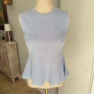 Halogen Sleeveless Peplum Sweater